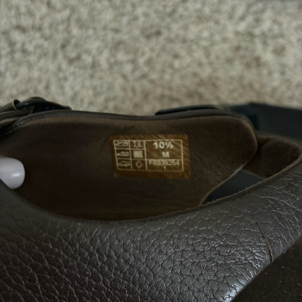 SAS Men's Dark Brown Double-Strap Buckle Sandals - Picture 5 of 6